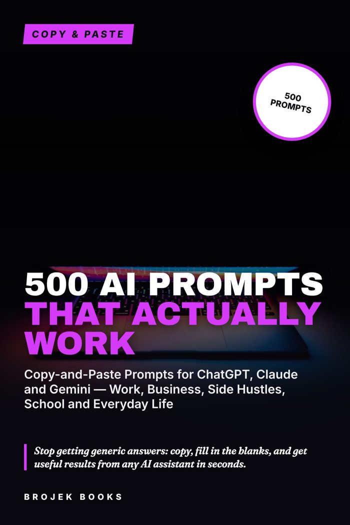 500 AI Prompts That Actually Work