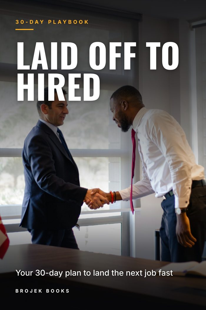 Laid Off to Hired ebook cover