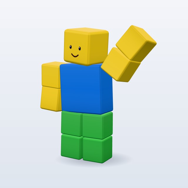 Blocky Blocky Newbie — Rigged & Animated 3D model