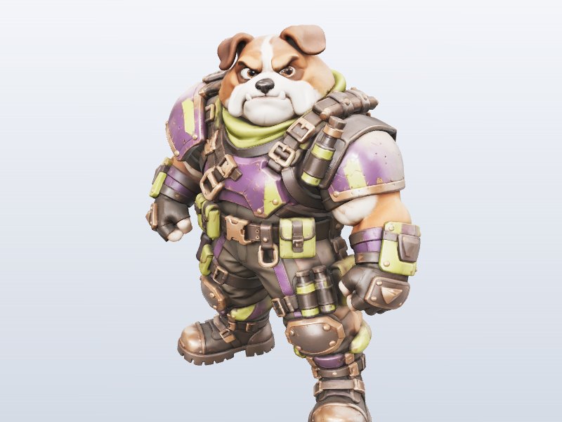 Bulldog Commando 3D model