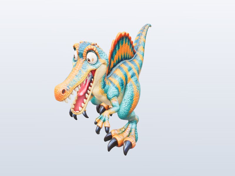 Spinosaurus Cartoon 3D model