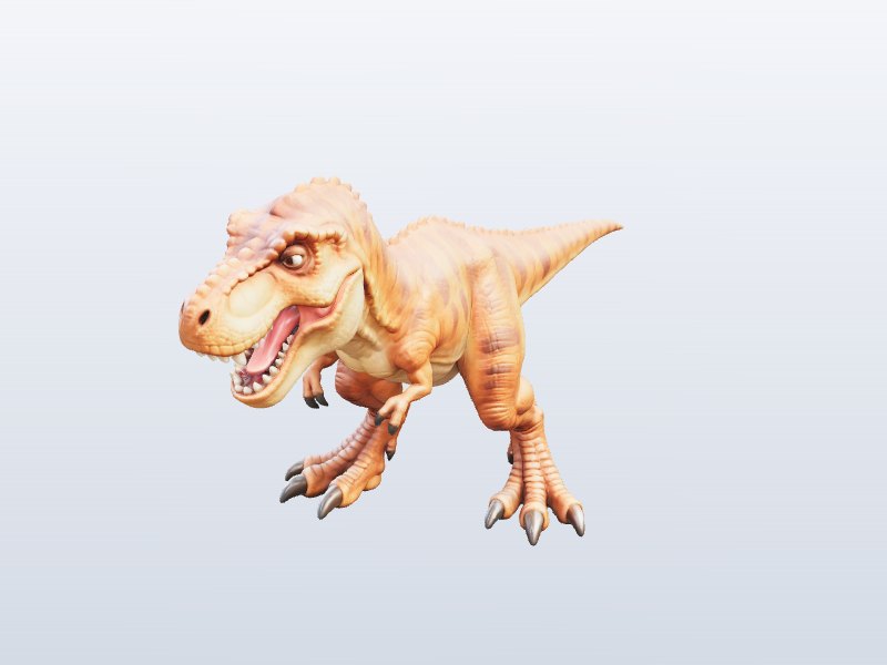 Tyrannosaurus Cartoon 3D model