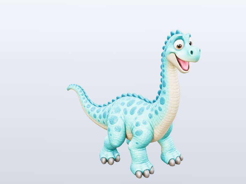 Baby Brachiosaurus 3D model
