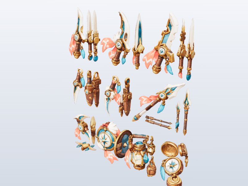 Explorer Gear Set 3D model
