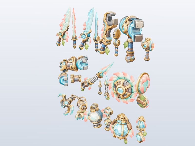 Magic Item Set 3D model