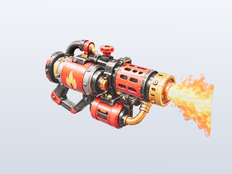 Flamethrower 3D model