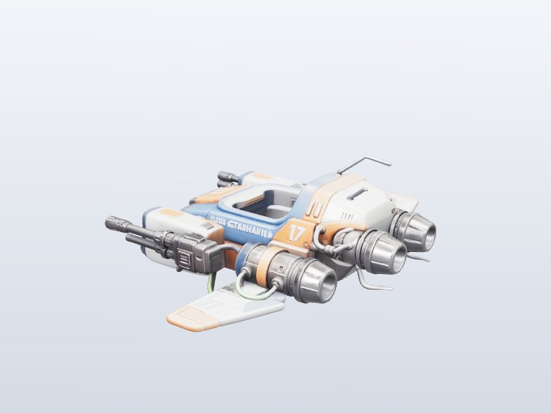 Space Fighter 3D model