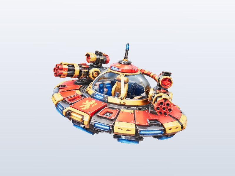 UFO Tank 3D model