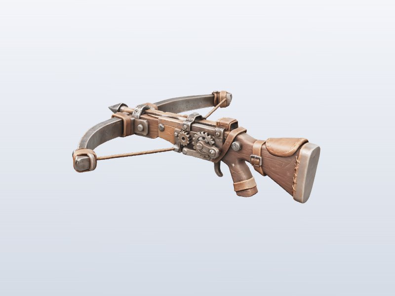 Steampunk Crossbow 3D model