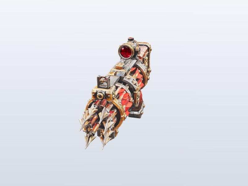 Steampunk Claw Gauntlet 3D model