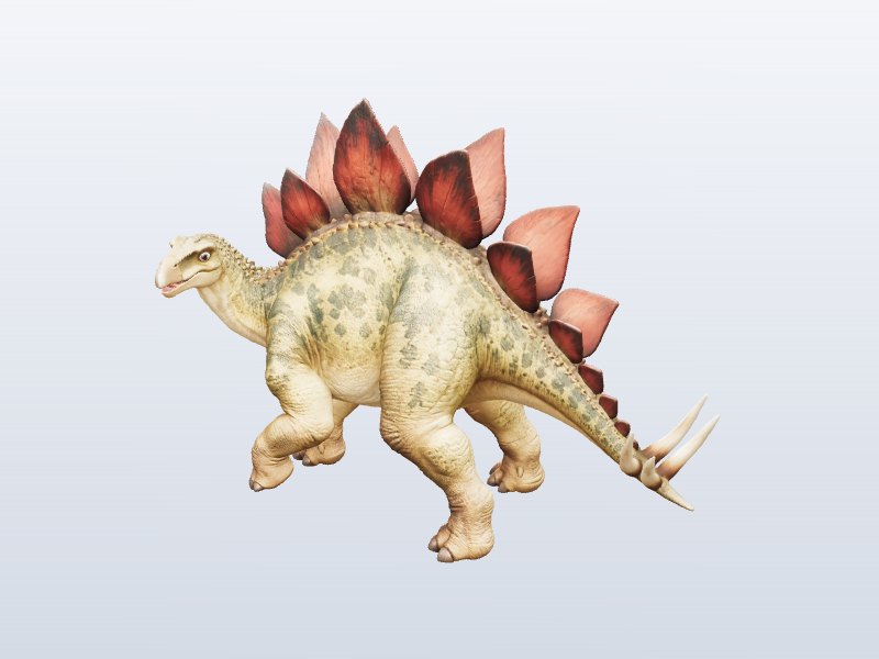 Stegosaurus 3D model