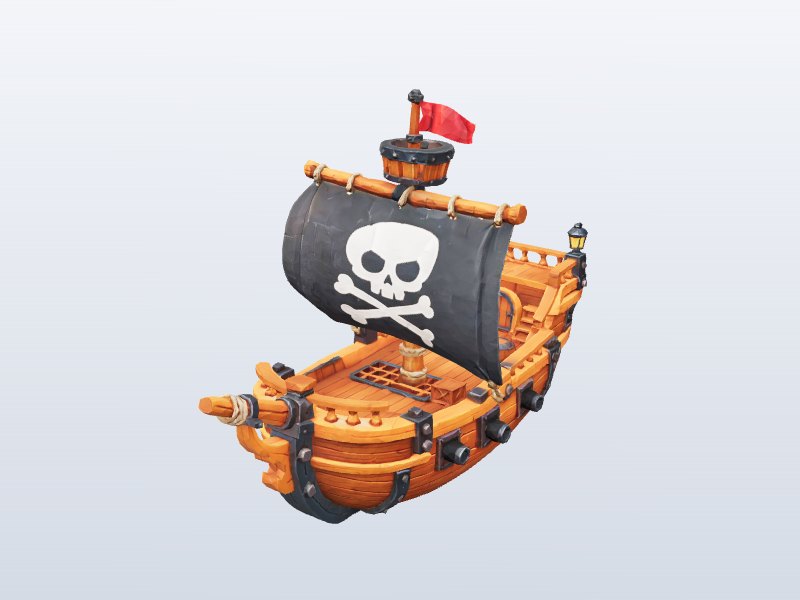 Pirate Ship 3D model