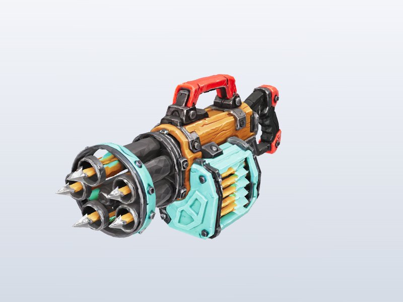 Arrow Gatling Gun 3D model