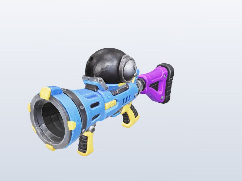 Bowling Ball Cannon 3D model