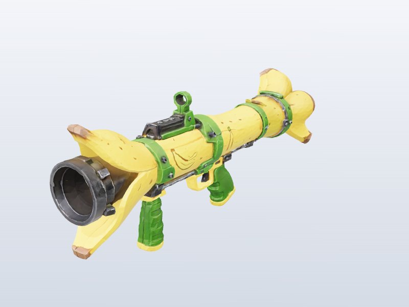 Banana Bazooka 3D model
