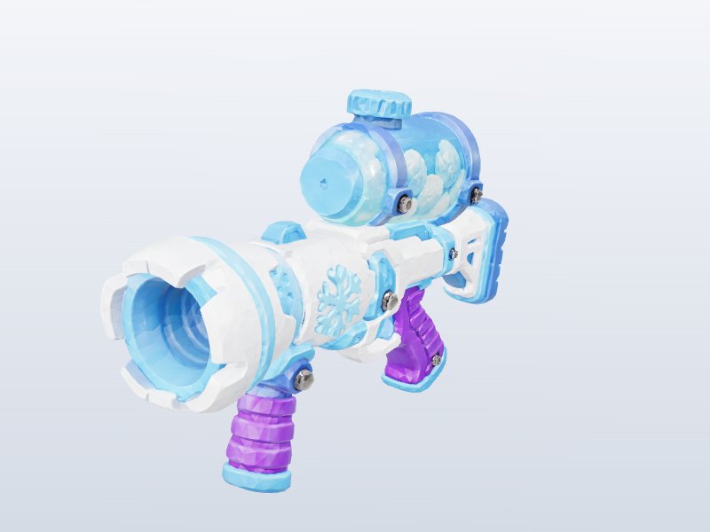 Snowball Blaster 3D model