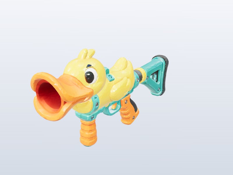Rubber Duck Launcher 3D model