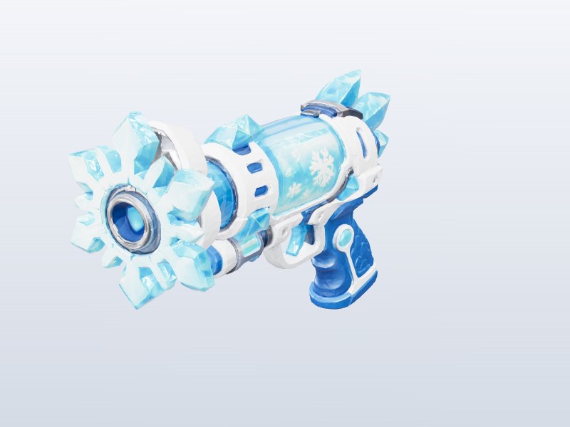 Ice Ray Gun 3D model