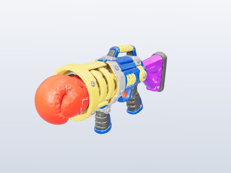 Boxing Glove Spring Gun 3D model