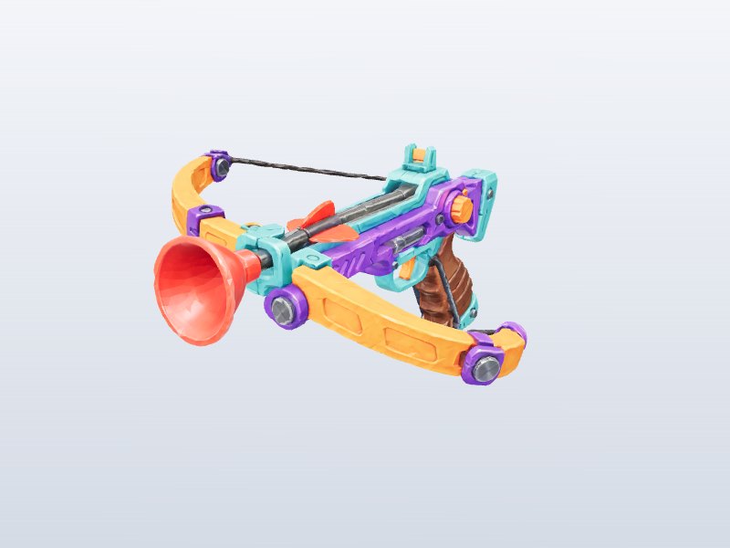 Suction Cup Crossbow 3D model