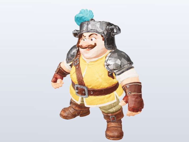 Sir Saucepan — Funny Knight 3D model